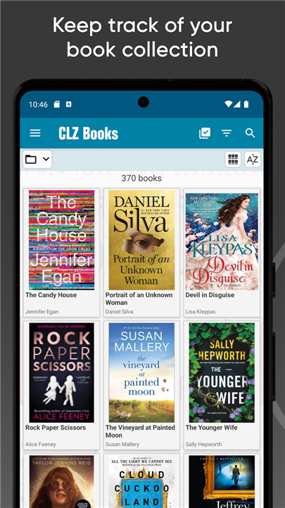 CLZ Books - library organizer screenshot