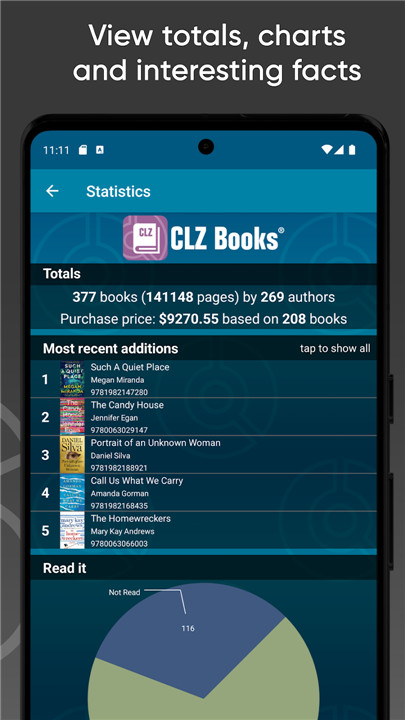 CLZ Books - library organizer screenshot