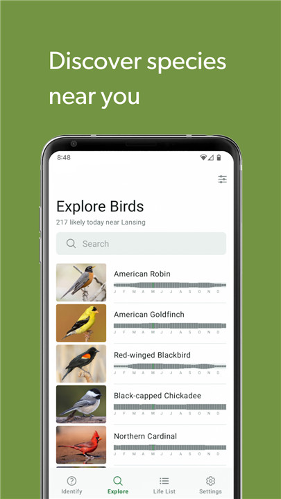 Merlin Bird ID by Cornell Lab screenshot