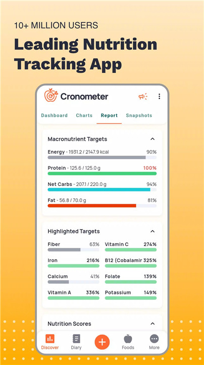 Calorie Counter by Cronometer screenshot