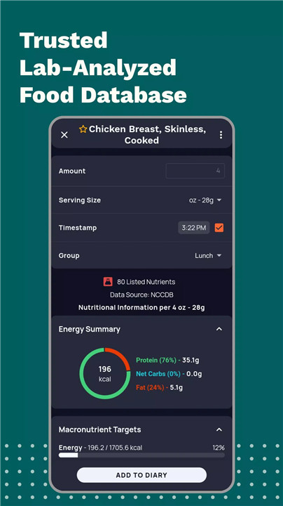 Calorie Counter by Cronometer screenshot