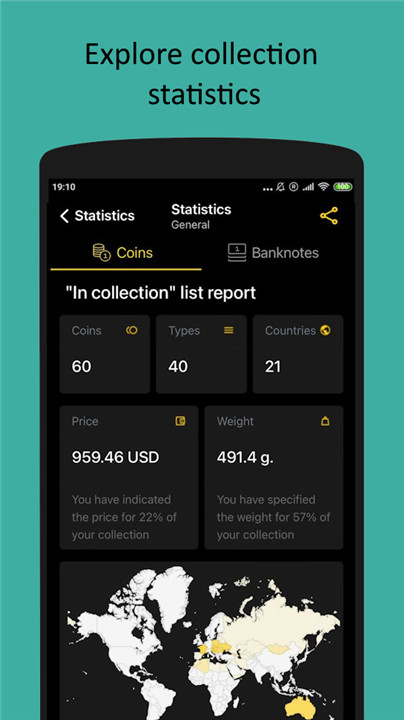 Maktun: coin and note search screenshot