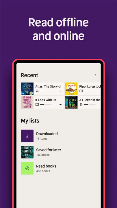 Nextory: Audiobooks & E-books screenshot