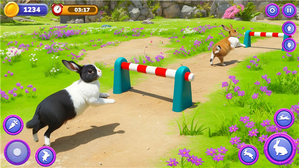 Cute Bunny Life Simulator 3D screenshot