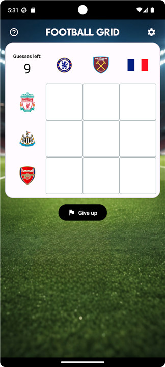 Football Grid screenshot