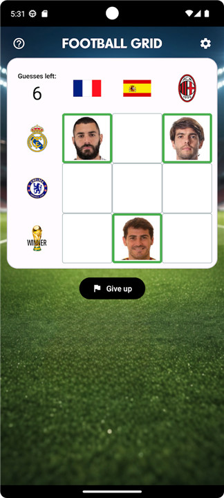 Football Grid screenshot