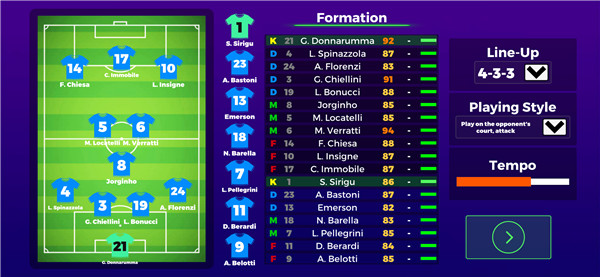 Game of Euro Football screenshot