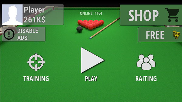 Snooker Online screenshot