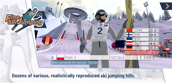 Fine Ski Jumping screenshot