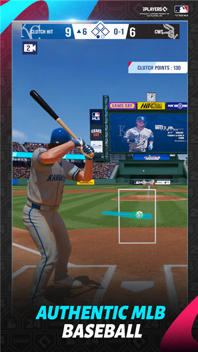 CLUTCH HIT BASEBALL screenshot