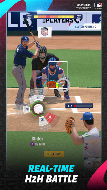 CLUTCH HIT BASEBALL screenshot