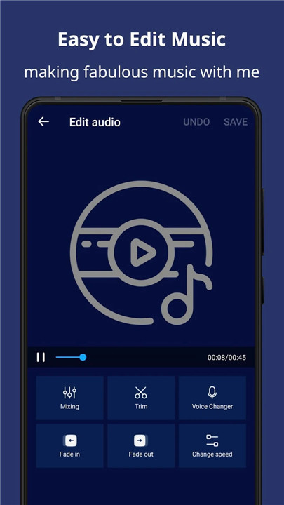 Music Audio Editor, MP3 Cutter screenshot