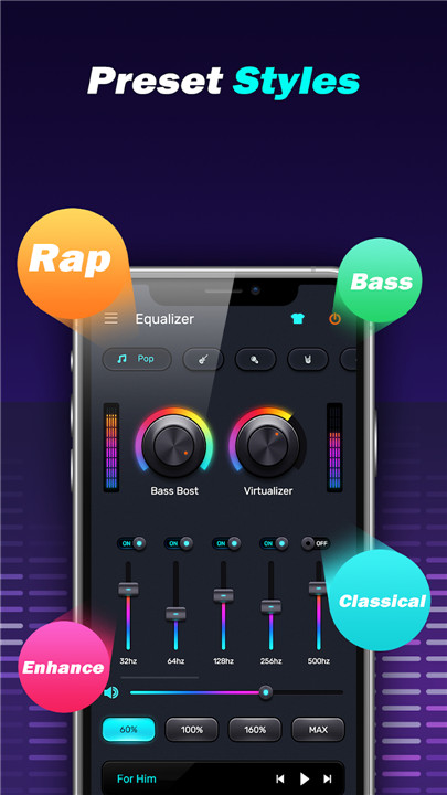 Bass Volume Booster-Equalizer screenshot