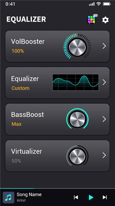 Volume & Bass Boost Equalizer screenshot