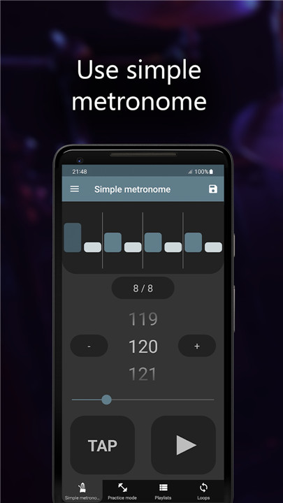 Camtronome - Pro Metronome screenshot