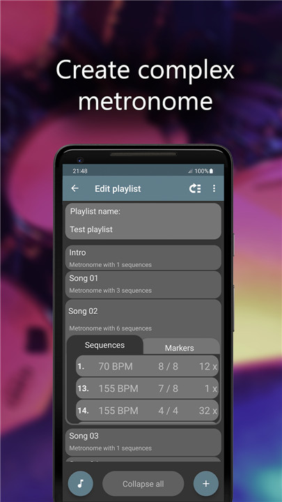 Camtronome - Pro Metronome screenshot