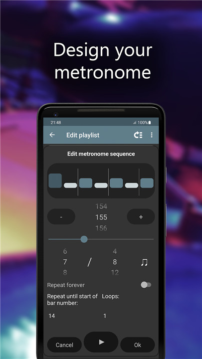 Camtronome - Pro Metronome screenshot