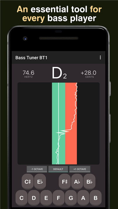 Bass Tuner BT1 screenshot