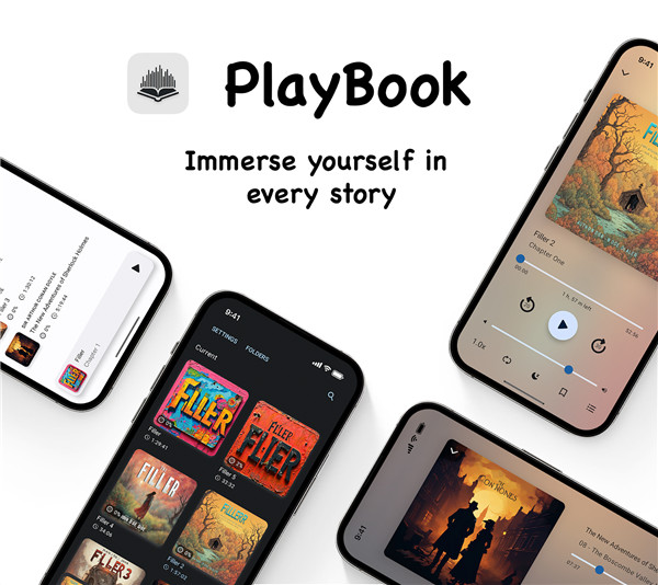 PlayBook Lite Audiobook Player screenshot