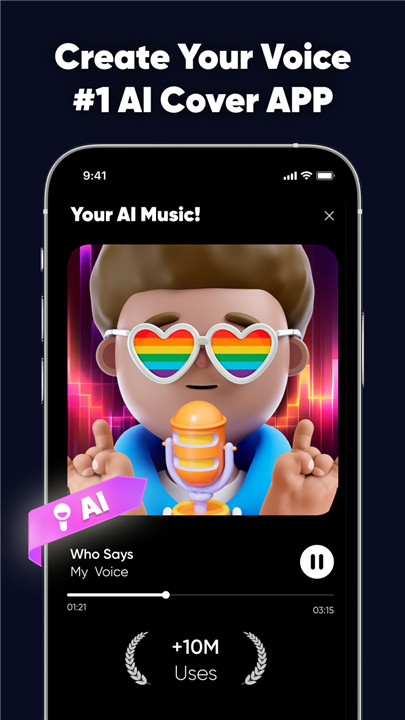 VocalMe Music: AI Cover Songs screenshot