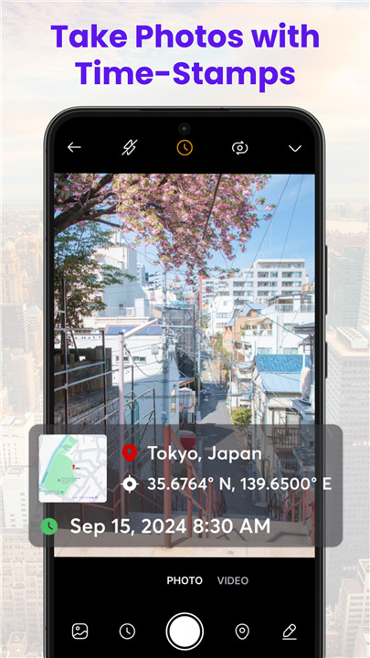 GPS Camera - Timestamp Photo screenshot