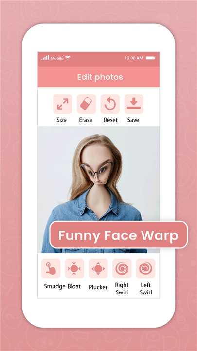 Warp Face Funny: Photo Warp screenshot
