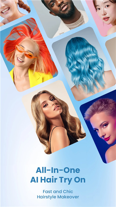 Hair Styler App - AI Hairstyle screenshot