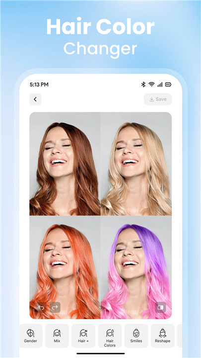 Hair Styler App - AI Hairstyle screenshot