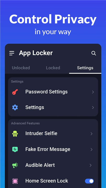 App Lock - Lock Apps, Pattern screenshot