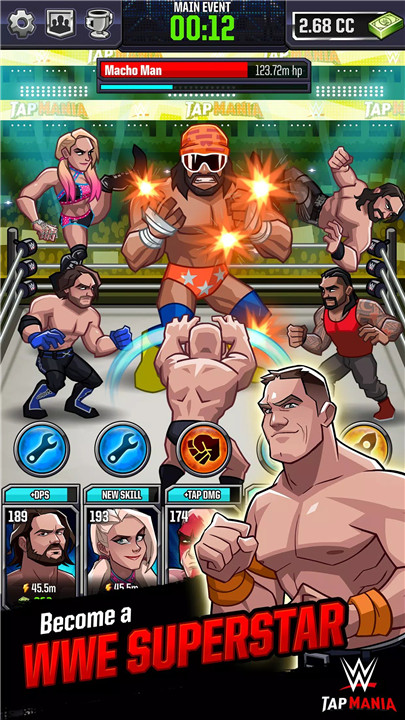 WWE Tap Mania screenshot