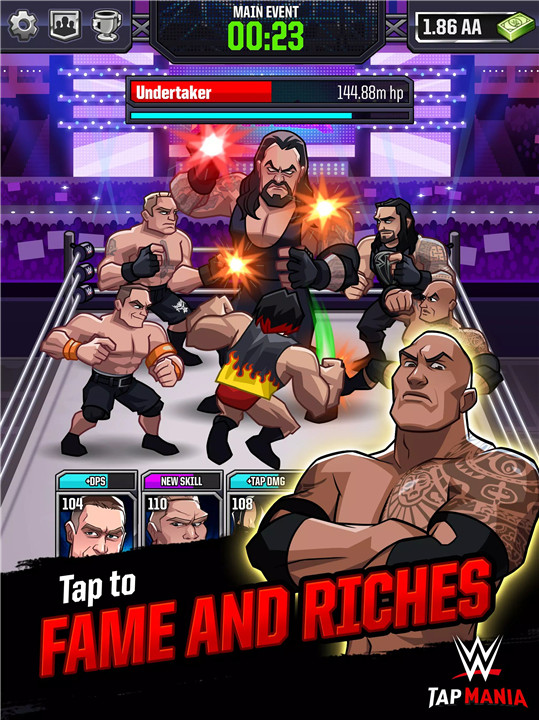 WWE Tap Mania screenshot