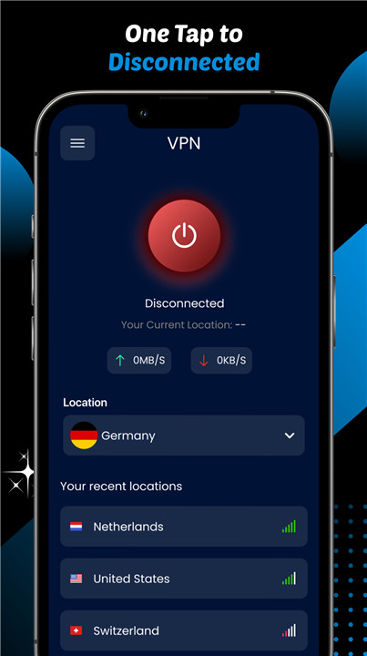 Blue VPN - VPN Proxy Master screenshot