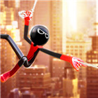 Spider Stickman Rope Hero Game