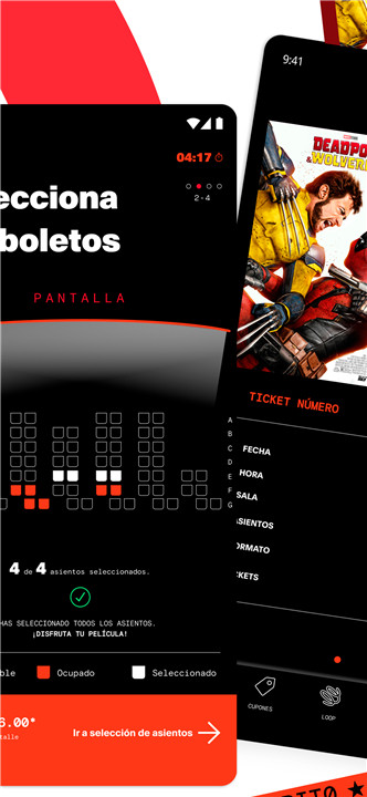 Cinemex screenshot