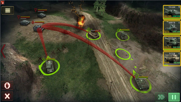 Armor Age: WW2 tank strategy screenshot