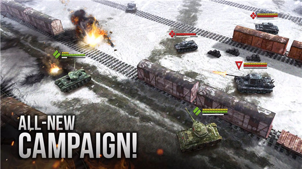 Armor Age: WW2 tank strategy screenshot