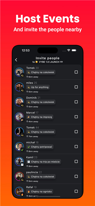 Vybe - The Going Out App screenshot