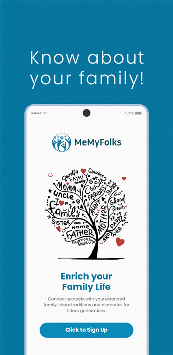 MeMyFolks : Family Tree App screenshot