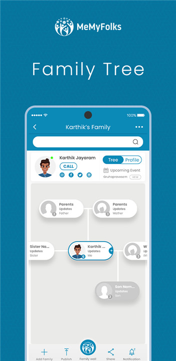 MeMyFolks : Family Tree App screenshot