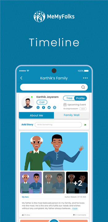 MeMyFolks : Family Tree App screenshot