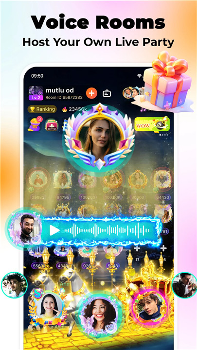 Saada — Live Group Voice Chat screenshot