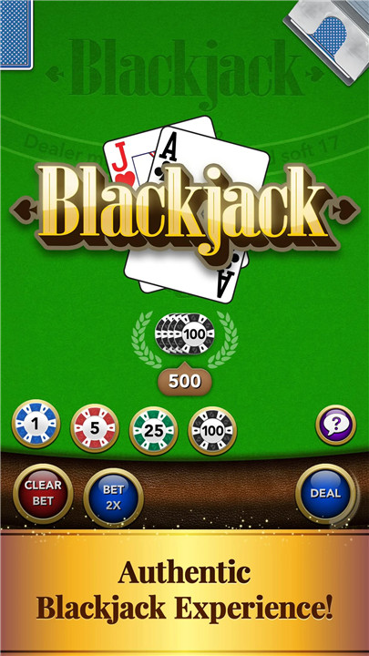 Blackjack Card Game screenshot