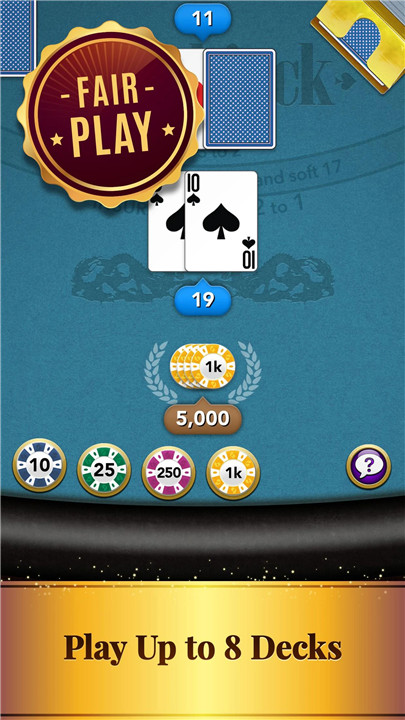 Blackjack Card Game screenshot