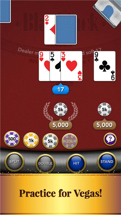 Blackjack Card Game screenshot