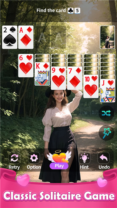 Solitaire Date-Girls Journey screenshot