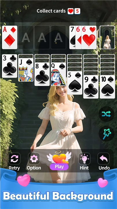 Solitaire Date-Girls Journey screenshot