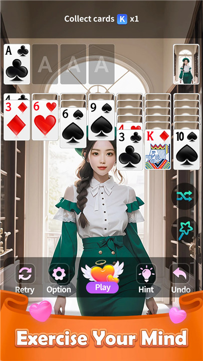 Solitaire Date-Girls Journey screenshot