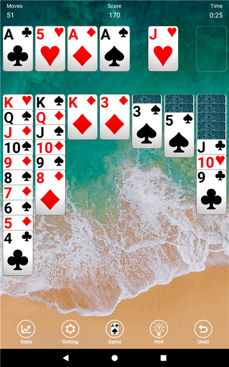 Classic Solitaire Card Game screenshot