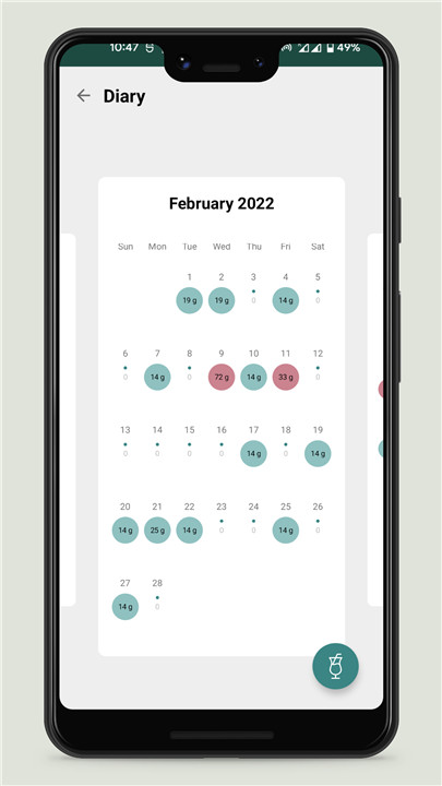 AlcoDiary・Alcohol tracker screenshot