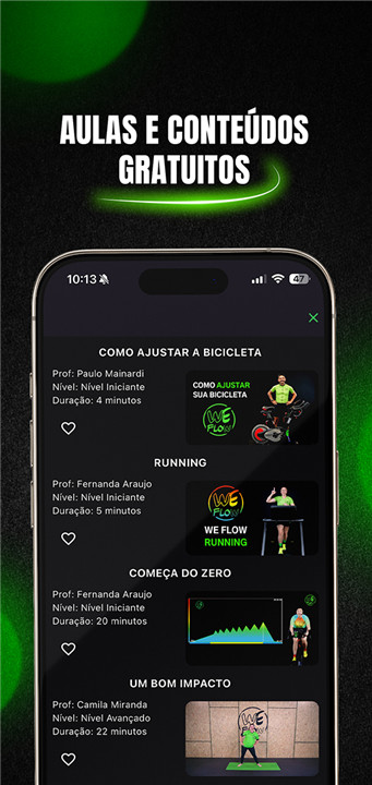 Bike Indoor, Corrida, Pilates screenshot